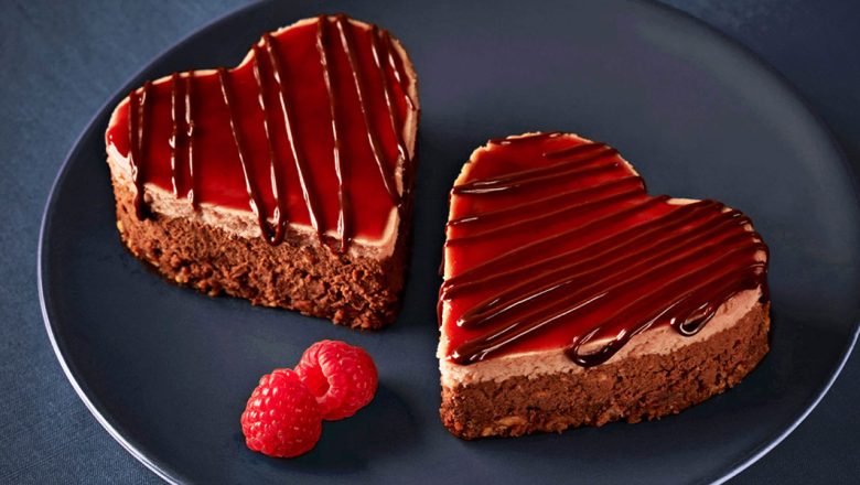 Ghirardelli Chocolate Raspberry Cheesecake Hearts