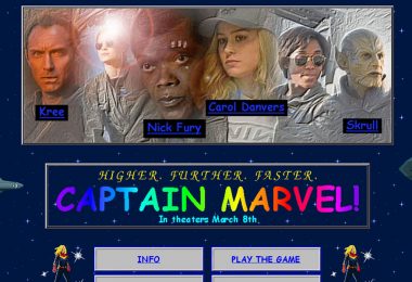 Captain Marvel website
