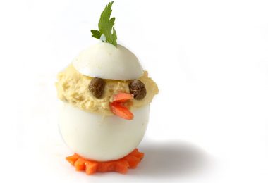 Barnyard Hen Deviled Eggs