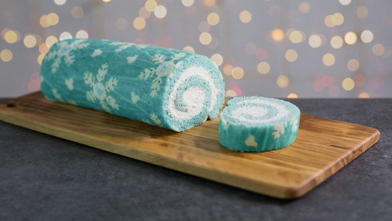 mickey snowflake roll cake recipe