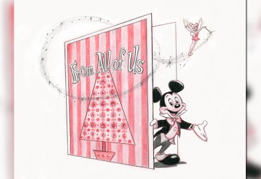 Mickey Mouse christmas card