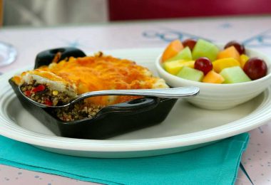 Flo’s V-8 Café Veggie Tater Casserole