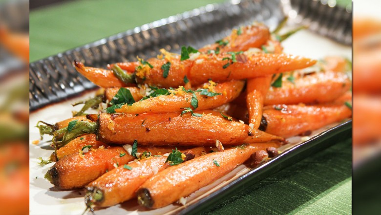 Ginger glazed carrots