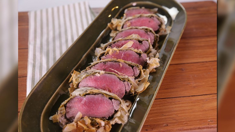 Greek lamb wellington