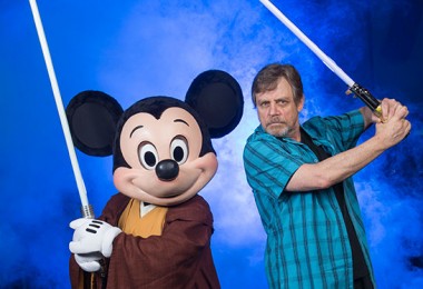 Mickey Mouse and Mark Hamill