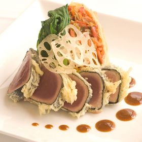 California Grill’s Nori Wrapped Ahi Tuna testing