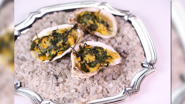 Oysters rockefeller