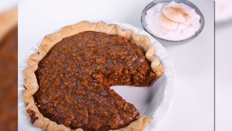 Pumpkin Pecan Pie