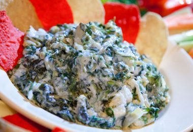 ESPN Zone's Spinach and Artichoke Dip