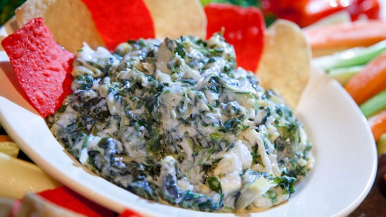 ESPN Zone's Spinach and Artichoke Dip
