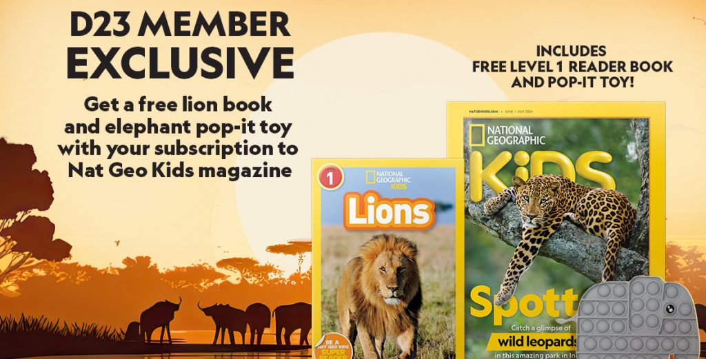 General Member Offer: Mufasa Themed Nat Geo Kids Subscription Bundle
