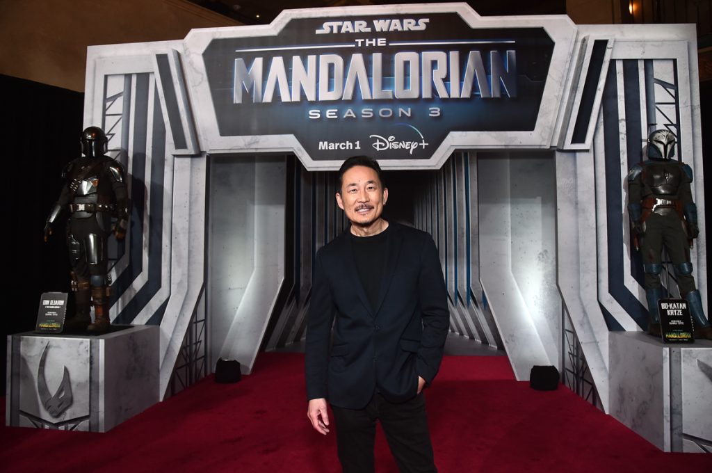 LOS ANGELES, CALIFORNIA - FEBRUARY 28: Production Designer Doug Chiang attends the Mandalorian special launch event at El Capitan Theatre in Hollywood, California on February 28, 2023. (Photo by Alberto E. Rodriguez/Getty Images for Disney)